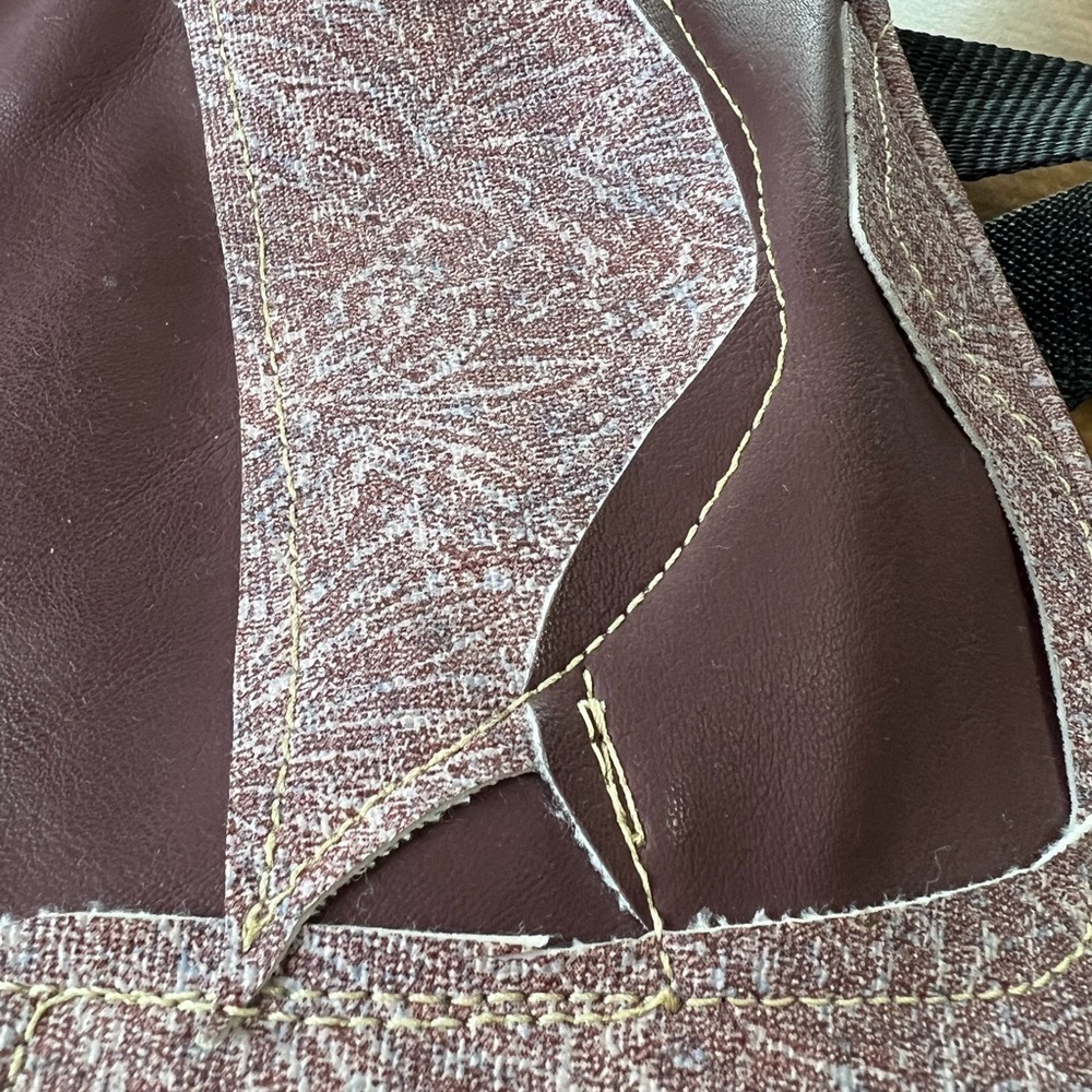 Handcrafted Extra Large Commercial Upholstery Tote with Long Shoulder Strap - Picture 5 of 11